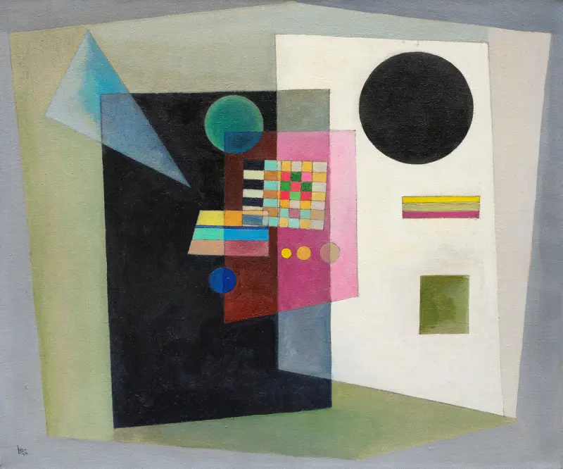 Behauptend, Wassily Kandinsky