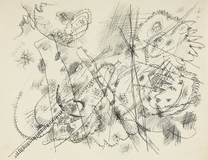 Design for an etching av Wassily Kandinsky