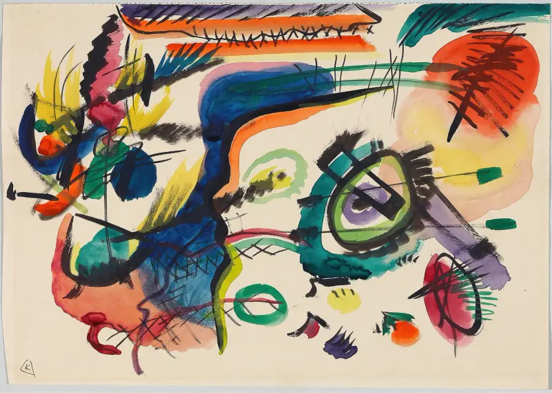 Draft for ‘Composition VII’ I av Wassily Kandinsky