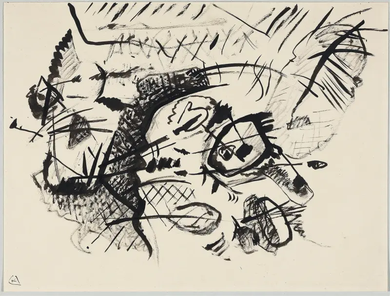 Studium do „Kompozycji VII” II, Wassily Kandinsky