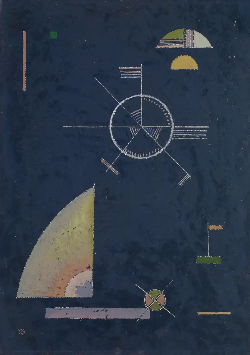 Dull gray av Wassily Kandinsky