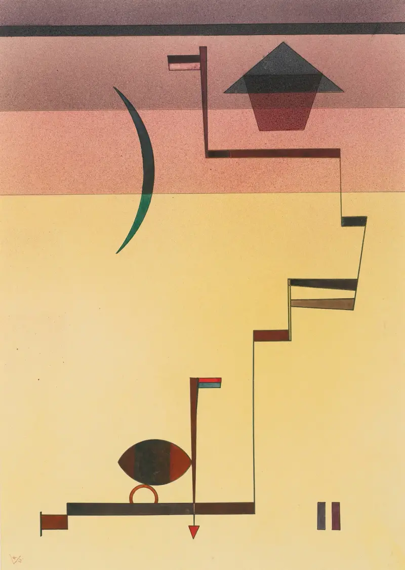 Eckig (Kantig) von Wassily Kandinsky