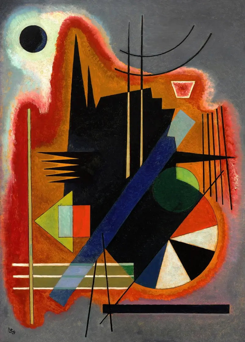 Einige Spitzen, Wassily Kandinsky