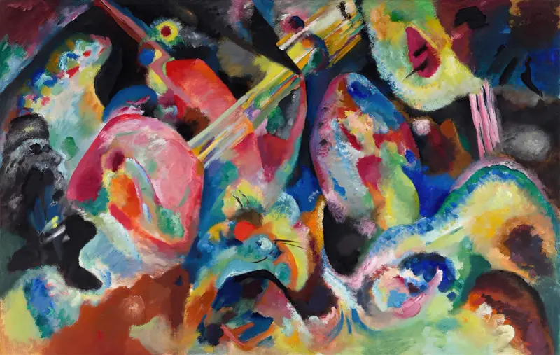 Improvisation Überschwemmung von Wassily Kandinsky