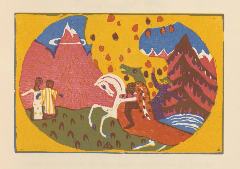Klänge Tafel 05 von Wassily Kandinsky