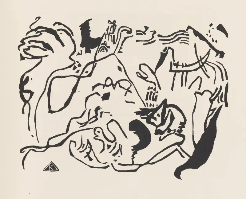 Klänge Pl. 06 von Wassily Kandinsky