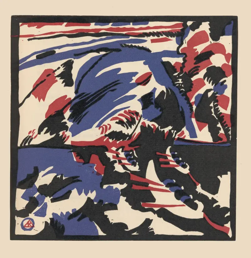 Klänge Pl. 12 von Wassily Kandinsky