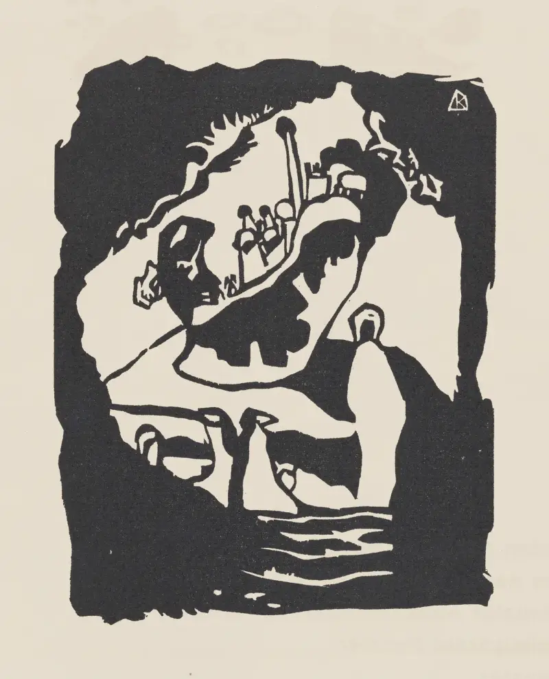Zvuky, list 17, Wassily Kandinsky