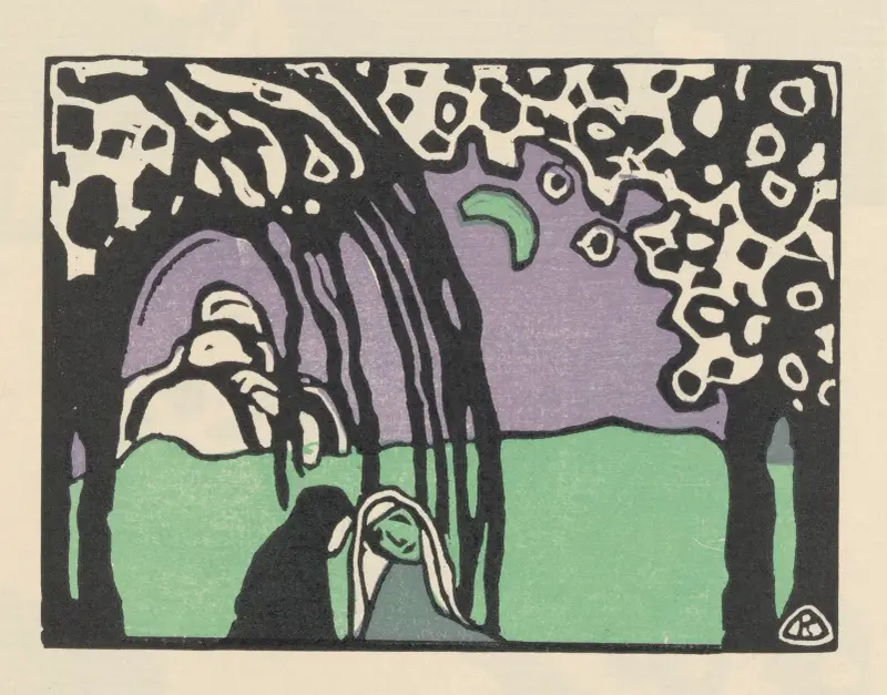 Klänge Tafel 20 von Wassily Kandinsky