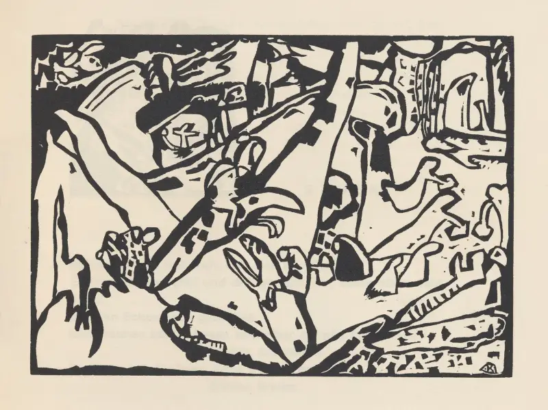 Klänge Taf. 24 von Wassily Kandinsky