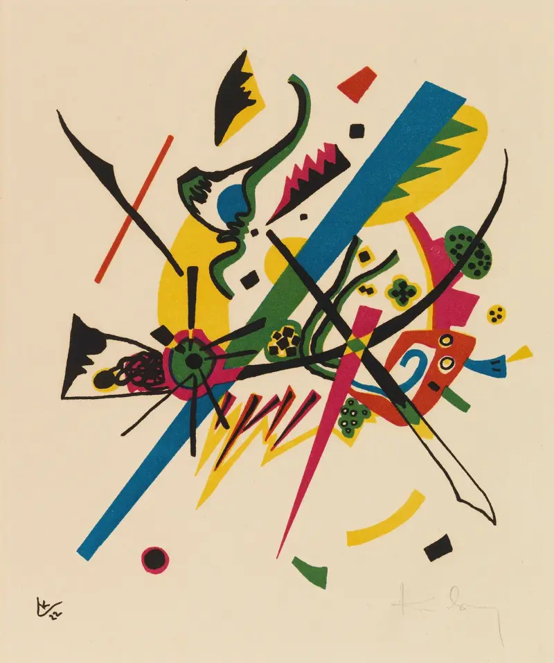 Små världar I, 1922 – nr 2 av Wassily Kandinsky
