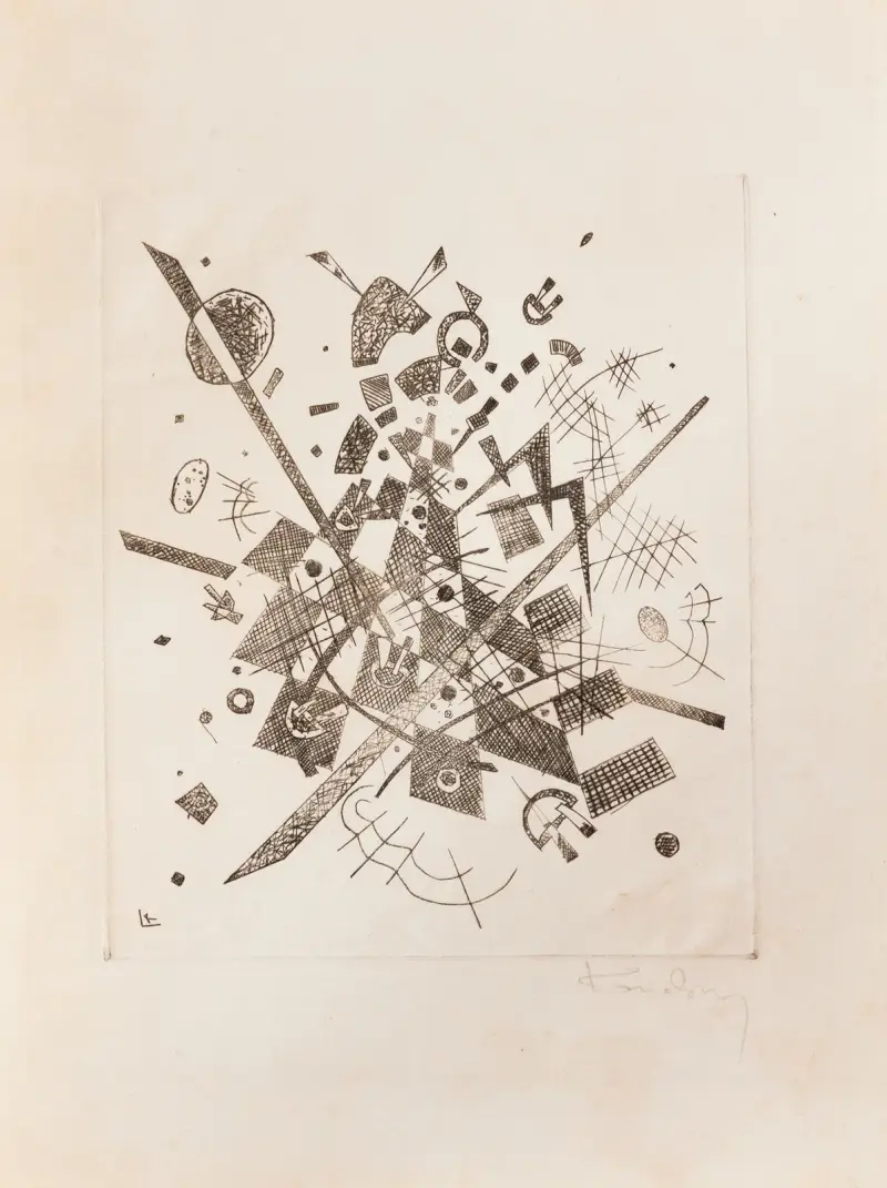 Kleine Welten (Small Worlds) IX, 1922 – nr 1 av Wassily Kandinsky