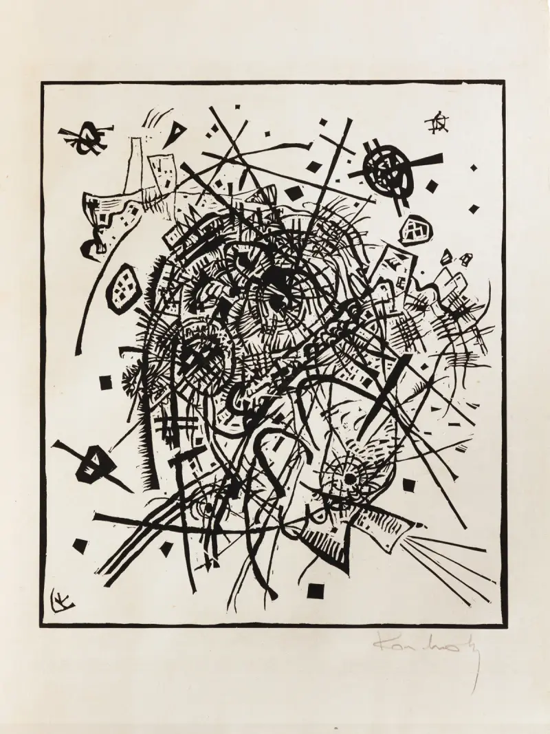 Kleine Welten (Small Worlds) VIII av Wassily Kandinsky