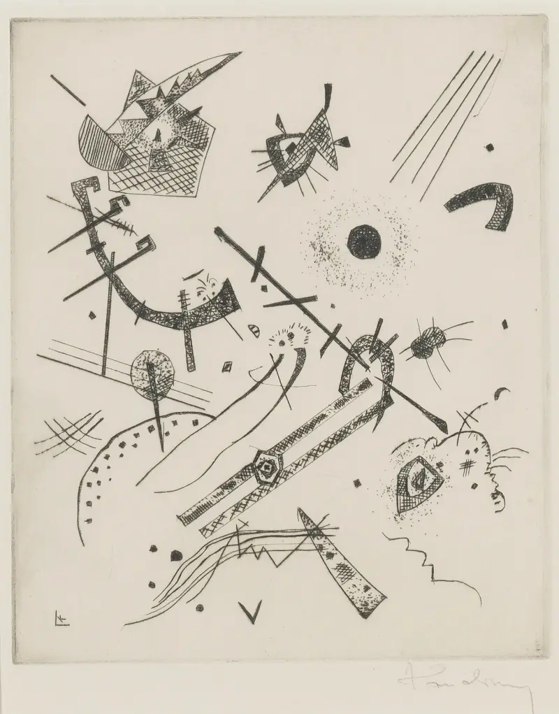 Små världar XI (R. 174), 1922 – nr 2 av Wassily Kandinsky
