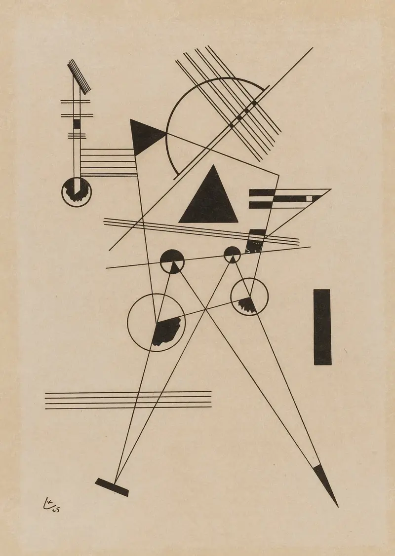 Lithographie Nr. 1 (R. 185), 1925 – Nr. 2 von Wassily Kandinsky