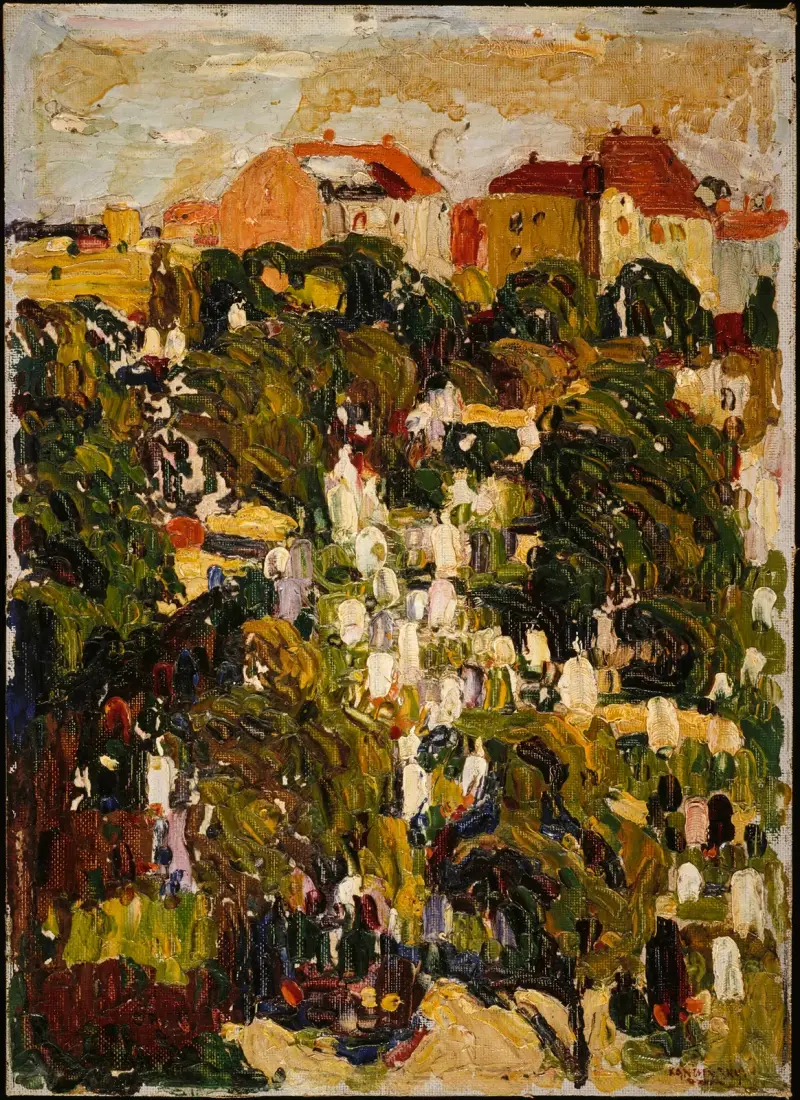 München, der nördliche Friedhof von Wassily Kandinsky