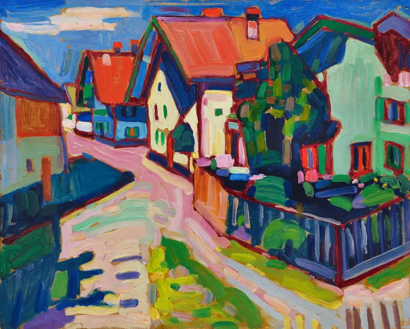 Murnau von Wassily Kandinsky