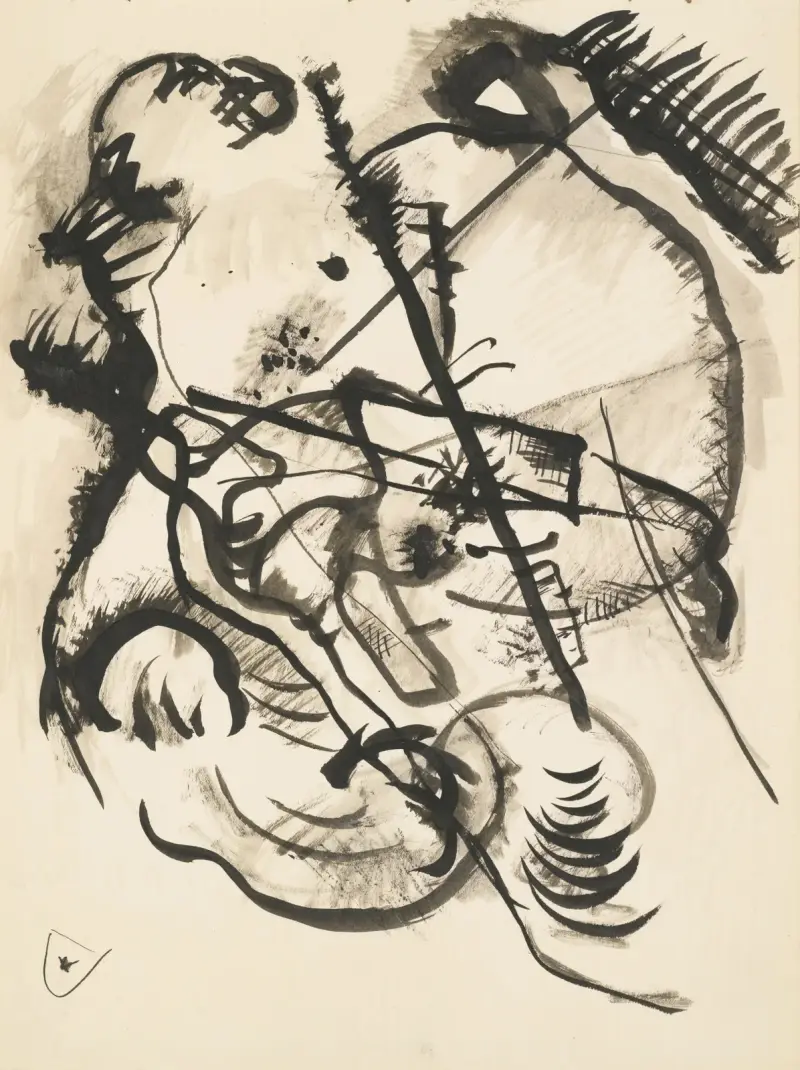 Ohne Titel – Nr. 1 von Wassily Kandinsky
