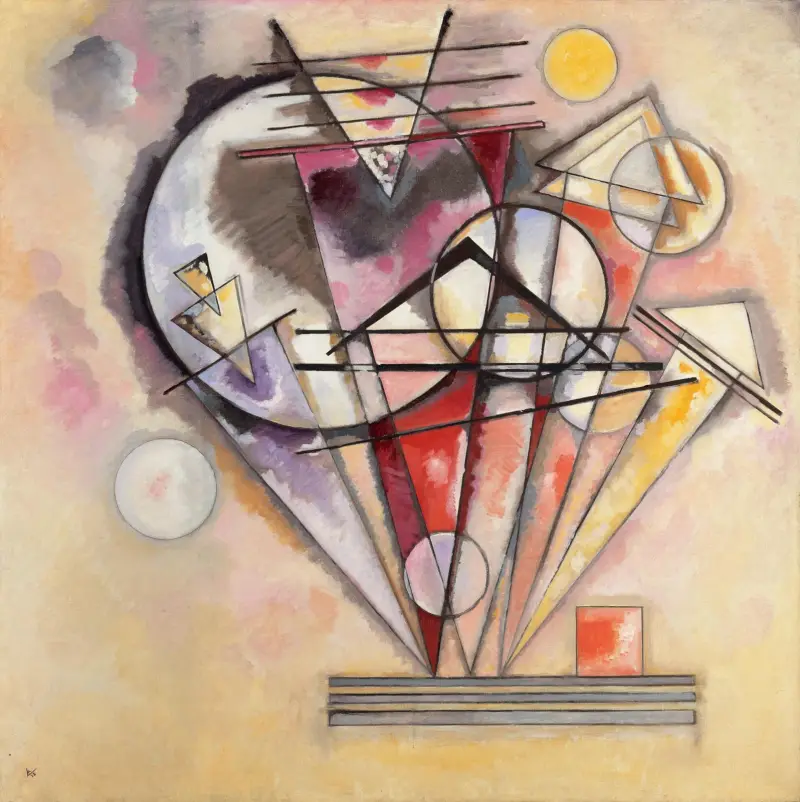 Auf den Punkten von Wassily Kandinsky