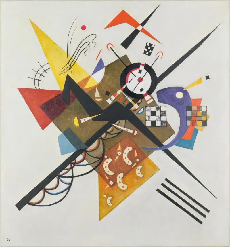 On White II av Wassily Kandinsky