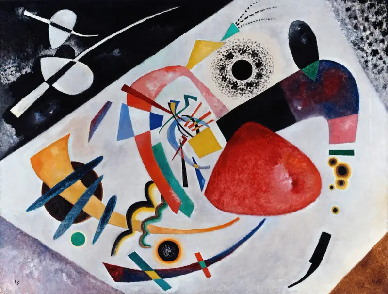 Roter Fleck II von Wassily Kandinsky