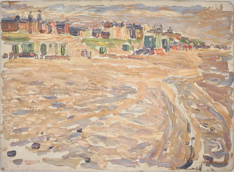Scheveningen av Wassily Kandinsky
