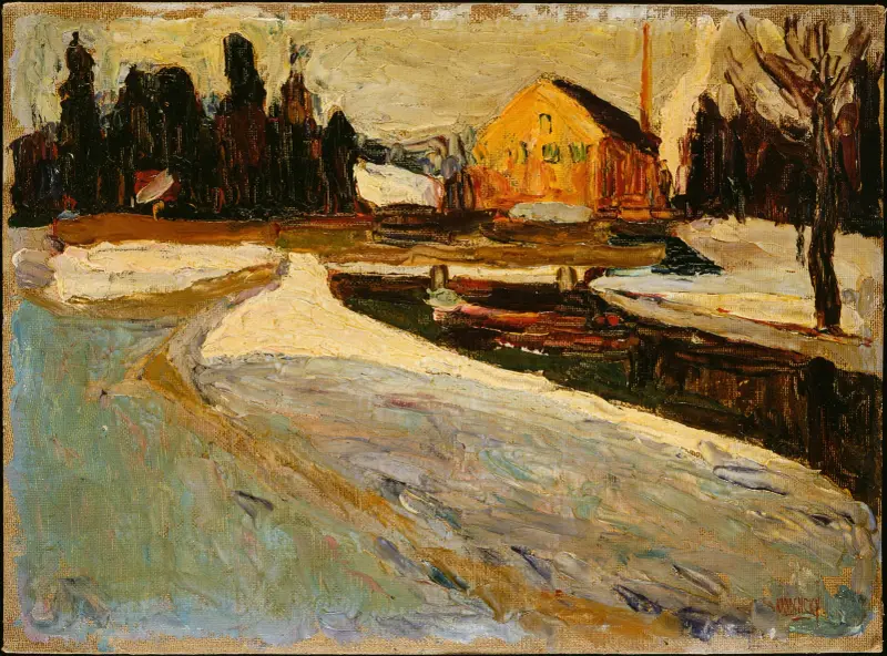 Schwabing, Winter Sun av Wassily Kandinsky