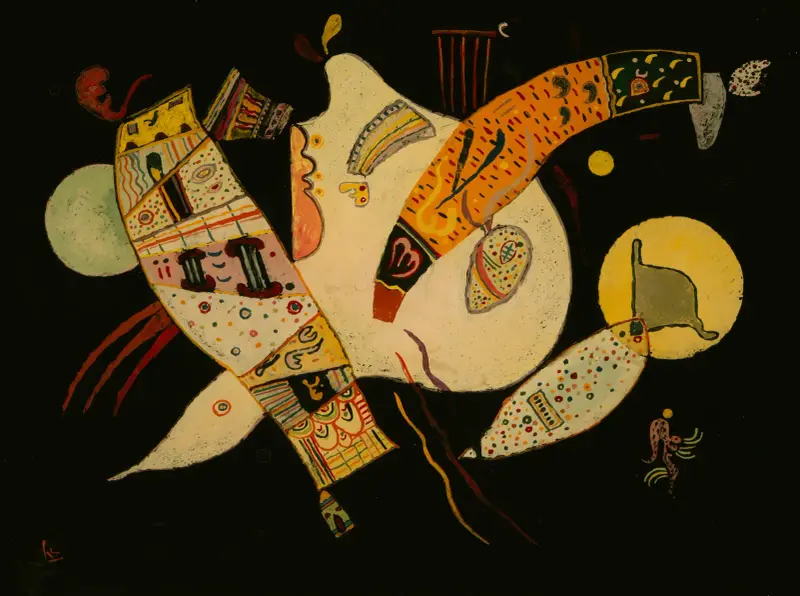 Shapes in Tension av Wassily Kandinsky