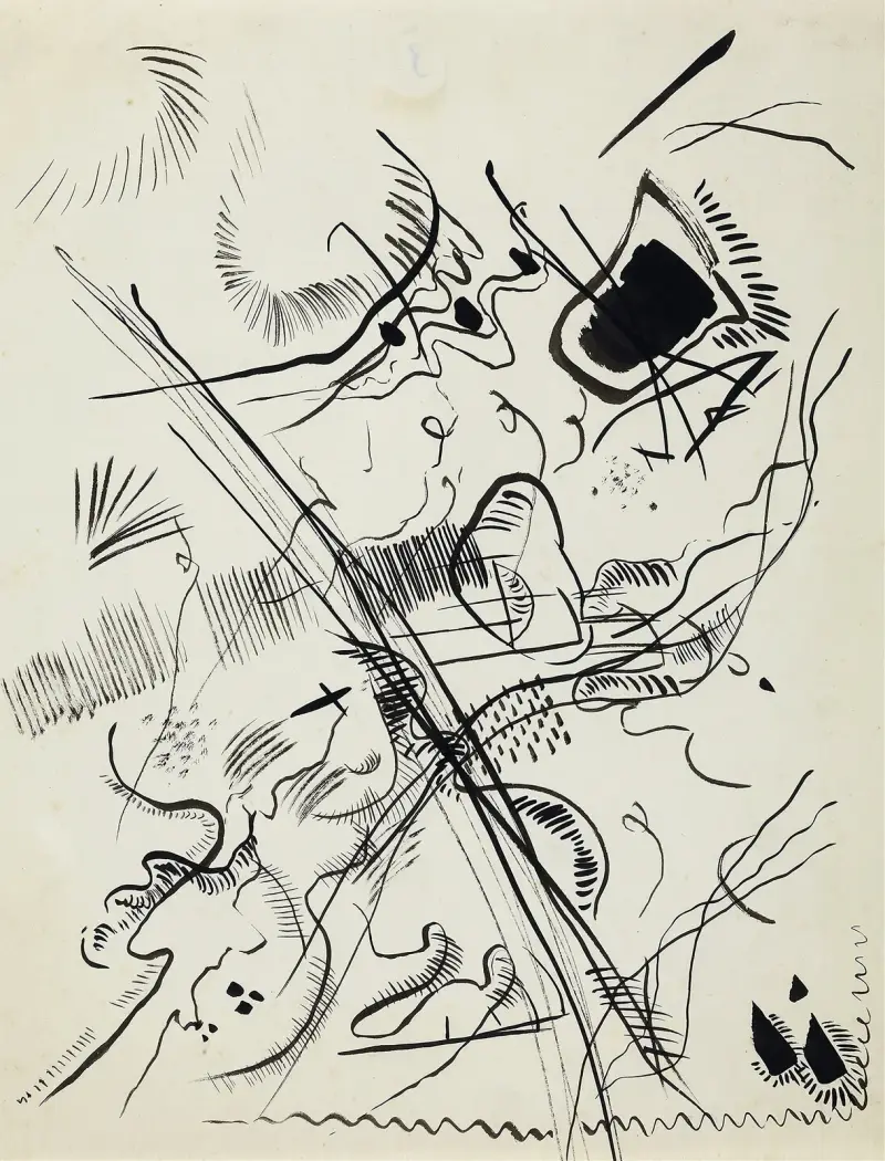 Ohne Titel, 1913 – Nr. 1 von Wassily Kandinsky