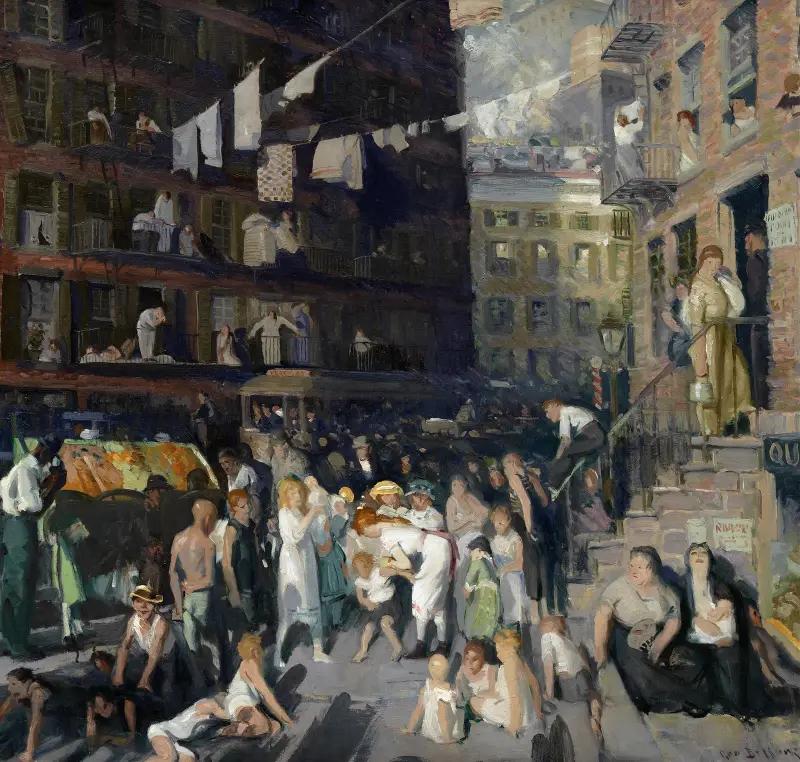 Cliff Dwellers, George Wesley Bellows