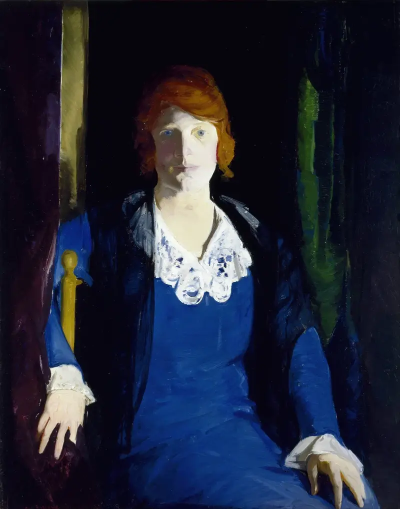 Porträtt av Florence Pierce av George Wesley Bellows