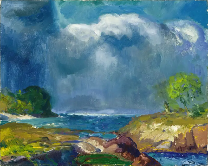 Nadchodząca burza, George Wesley Bellows