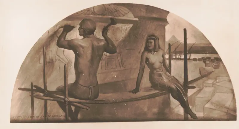 Egpytian hieroglyphics av John White Alexander