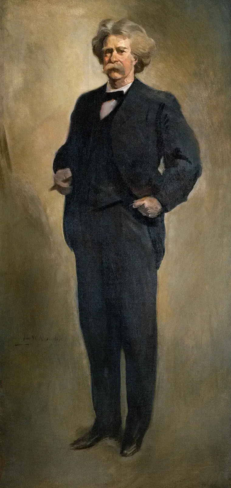 Porträtt av Samuel L. Clemens (Mark Twain) av John White Alexander