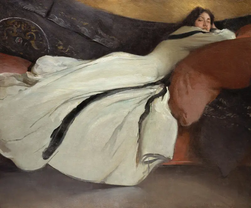 Repose av John White Alexander