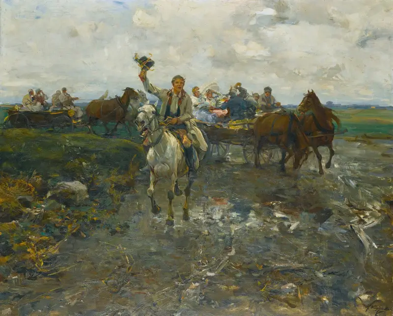 Polski orszak weselny – nr 1, Alfred von Wierusz-Kowalski
