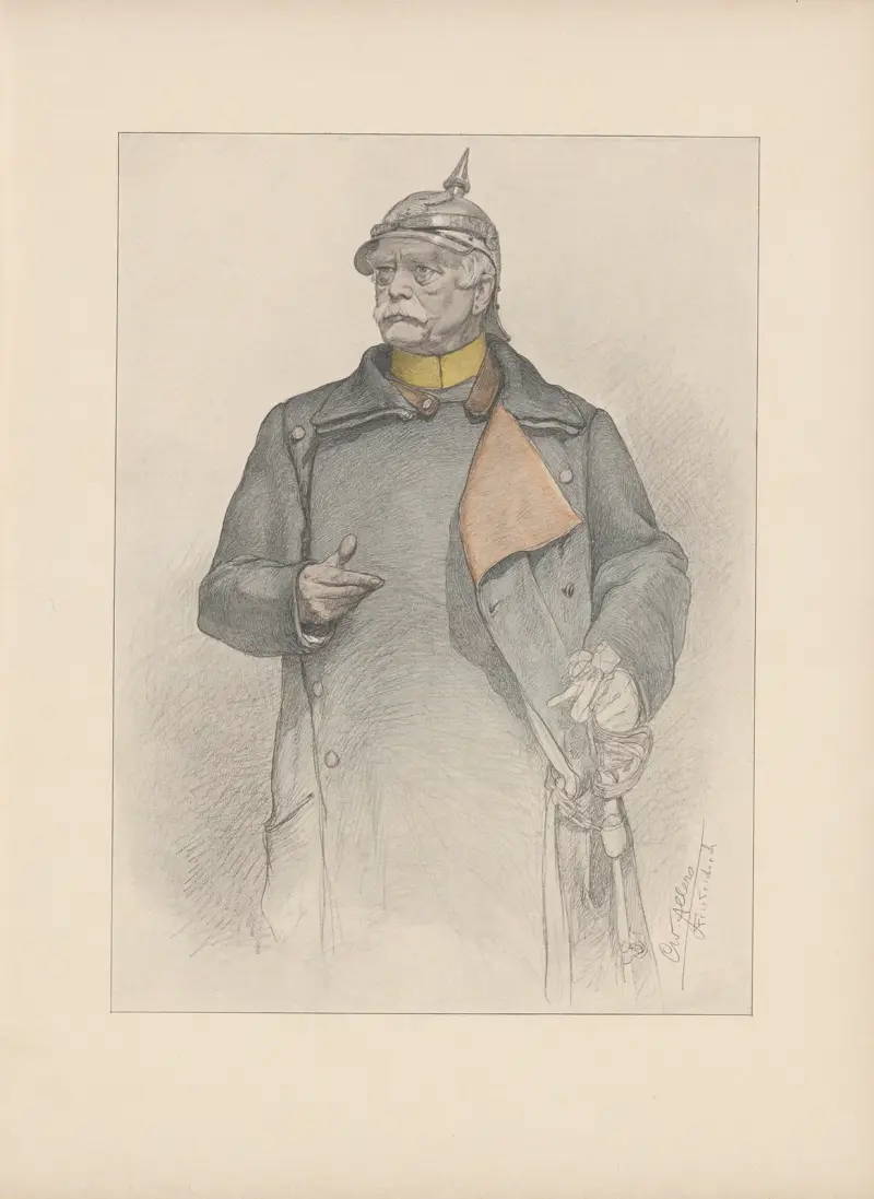 Unser Bismarck Pl.119 av Christian Wilhelm Allers