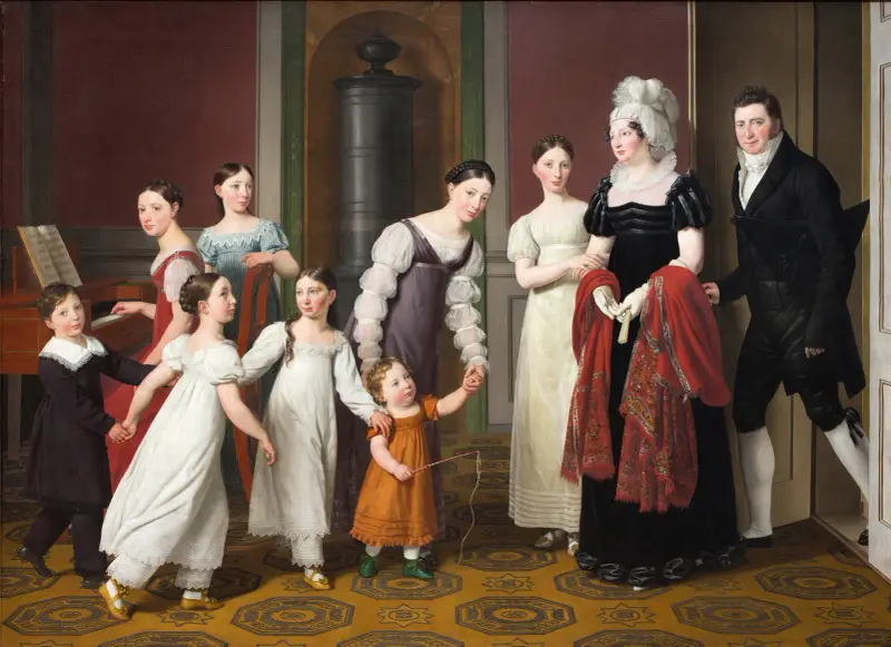 Rodina Nathansonových, Christoffer Wilhelm Eckersberg