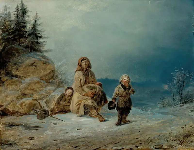 Tiggare på väg av Robert Wilhelm Ekman