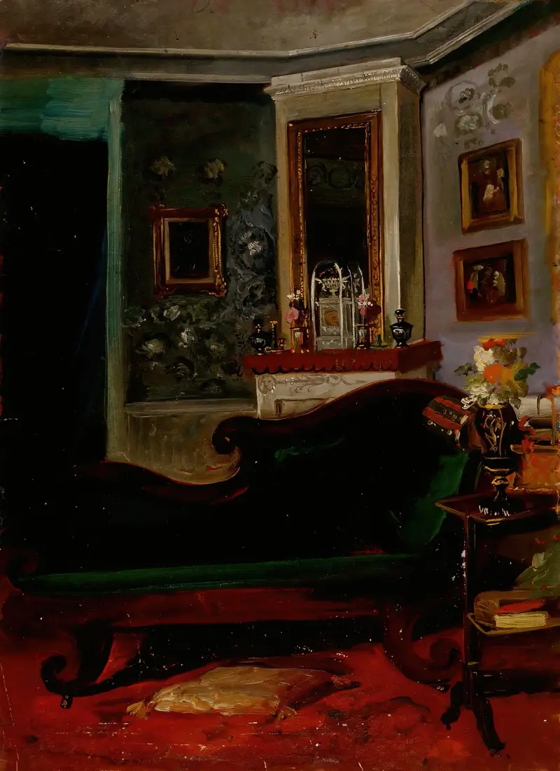Green Sofa av Robert Wilhelm Ekman