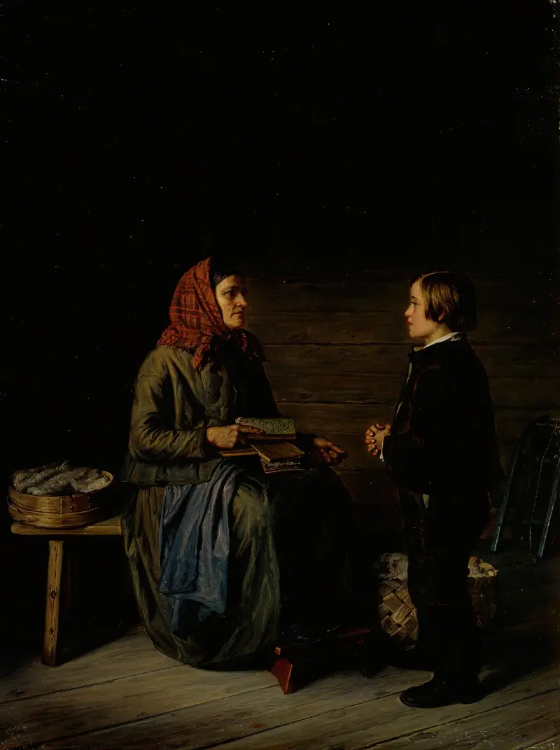 Der Morgen vor einer Prüfung von Robert Wilhelm Ekman