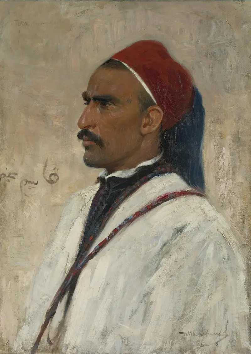 Porträt eines Arabers von Wilhelm Kuhnert