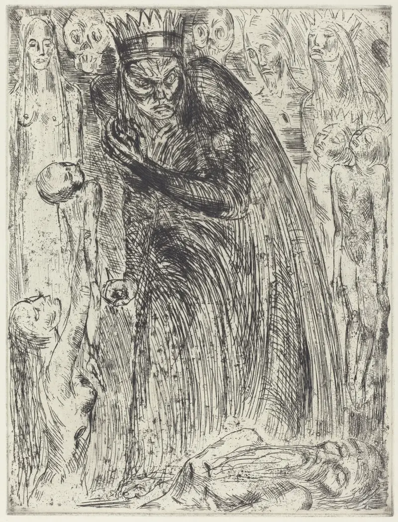 Macbeth V (Lady Macbeths Vision) von Wilhelm Lehmbruck
