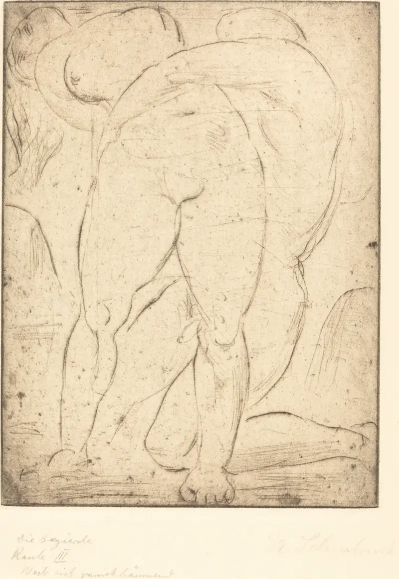 Passion II (Leidenschaft II) av Wilhelm Lehmbruck