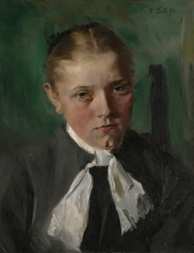 Bauernmädchen von Wilhelm Leibl