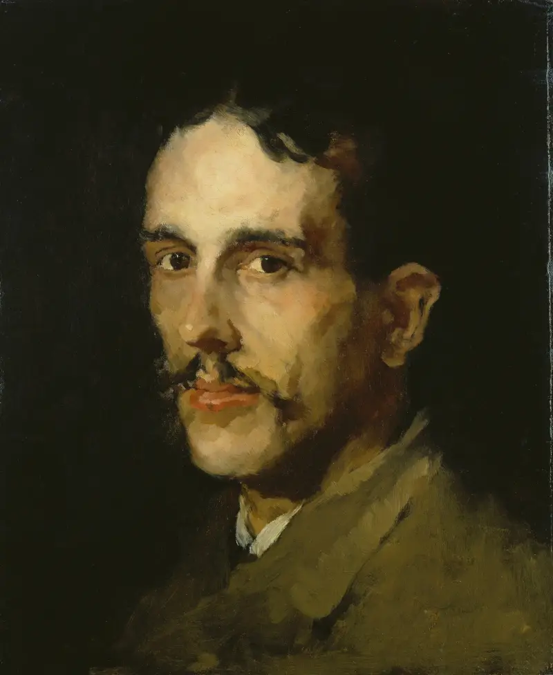 Portret malarza Louisa Eysena, Wilhelm Leibl