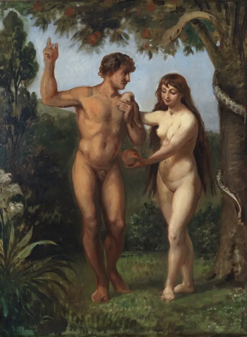 Eva pokouší Adama, Wilhelm Marstrand
