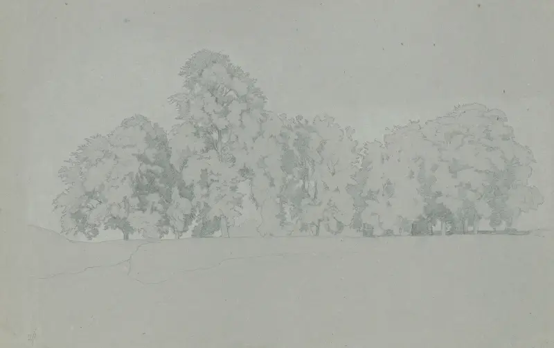 A grove av Johann Wilhelm Schirmer