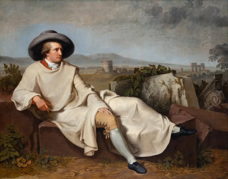 Goethe i romerska kampanjen av Johann Heinrich Wilhelm Tischbein
