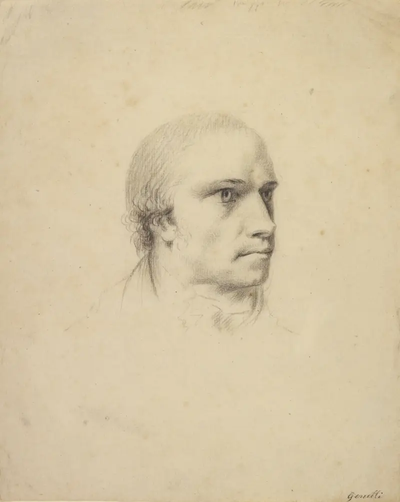 Porträt von Antonio Canova von Johann Heinrich Wilhelm Tischbein